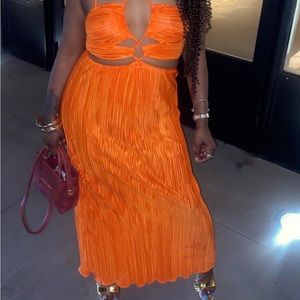 Sexy Crisscross Tie Backless Halter Dress